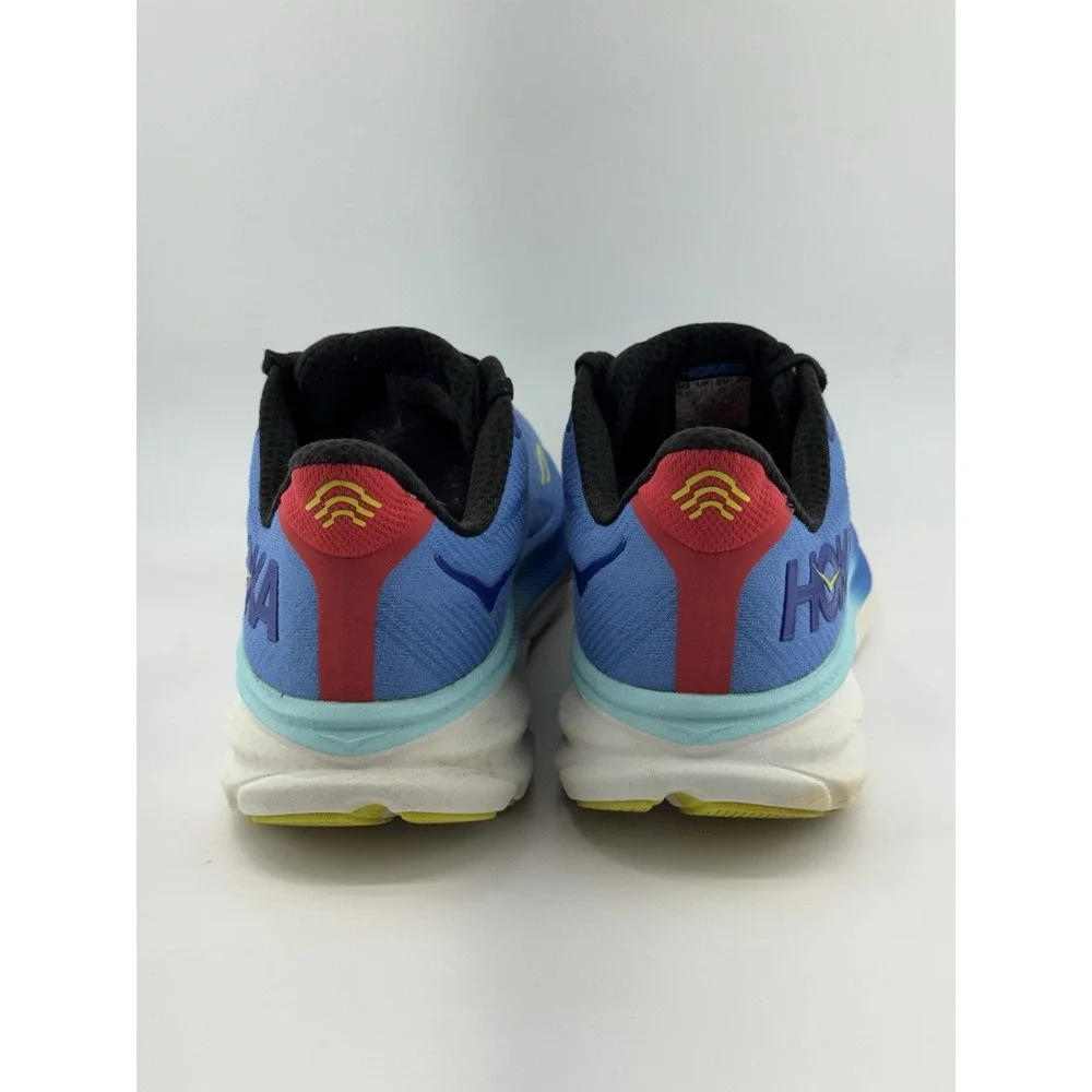 Hoka One One Clifton 9Blue White Athletic Running Shoes Sneakers Men's SZ 11.5 D